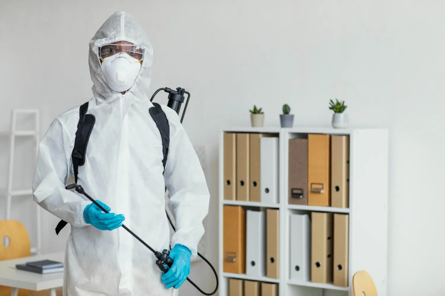 Professional pest control technician
